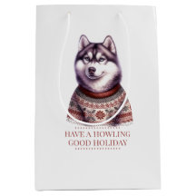 Husky de Natal Personalizado Férias