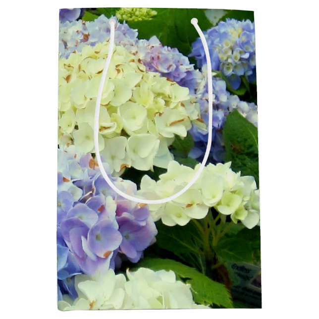 Sacola Para Presentes Média Hydrangea Mix-GIFT BAG M (Frente)