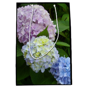 Sacola Para Presentes Média Hydrangeas