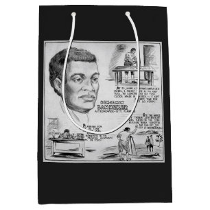 Sacola Para Presentes Média Ícone da História Negra: Benjamin Banneker, Cienti