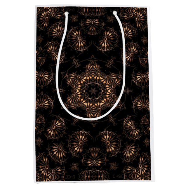 Sacola Para Presentes Média Idade do Bronze Mandala (Frente)