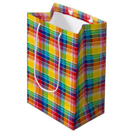 Sacola Para Presentes Média Ilhas Virgens Americanas Madras