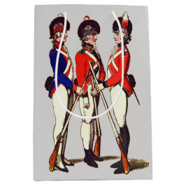 Sacola Para Presentes Média impressão de soldados voluntários de Londres em 18