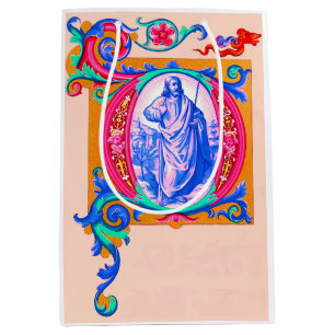 Sacola Para Presentes Média impressão do Renascimento Jesus