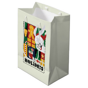 Sacola Para Presentes Média INSETOS LOONEY™ BUNNY™ Feriados Crachá