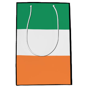 Sacola Para Presentes Média Irish National Flag, Irish Standard, Banner