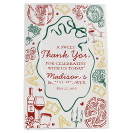 Sacola Para Presentes Média Italian Pasta Thats Amore Bridal Shower Favor