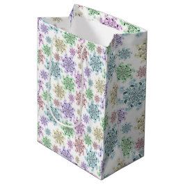Sacola Para Presentes Média Jardim de Neve Nórdico