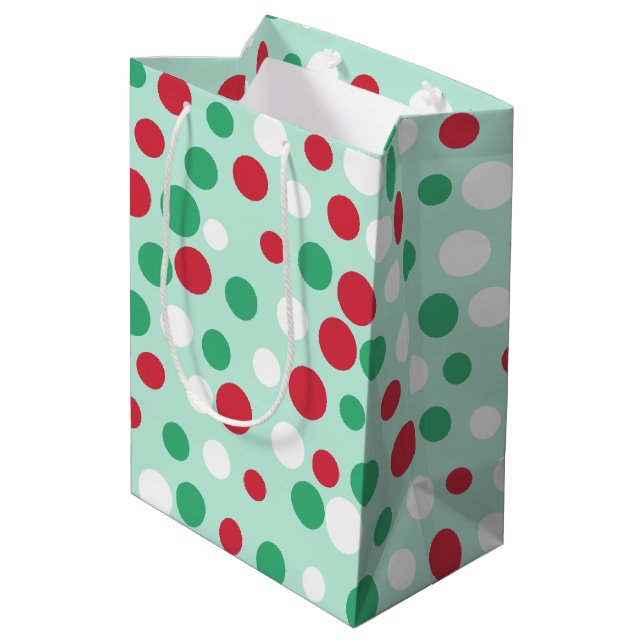 Sacola Para Presentes Média Jolly Dots Gift Bag (Verso inclinado)