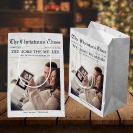 Sacola Para Presentes Média Jornal Mais o Feliz Natal do Bebê