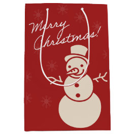 Sacola Para Presentes Média "Junte-se a nós para uma festa de Natal Holly Joll