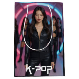 SACOLA PARA PRESENTES MÉDIA K-POP