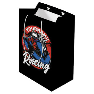 Sacola Para Presentes Média Kart Personalizado de Corrida de Kart Extremo