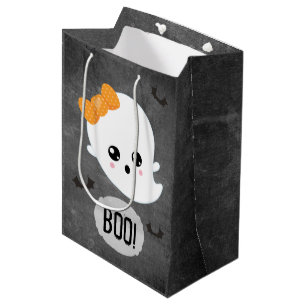 Sacola Para Presentes Média Kawaii Ghost Halloween