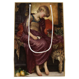 Sacola Para Presentes Média Kitten (por Frederic Leighton)