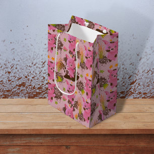 Sacola Para Presentes Média Lama Bath Piggy