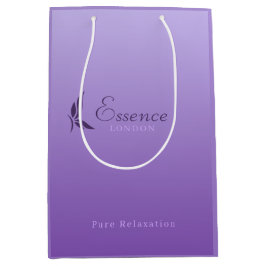 Sacola Para Presentes Média Lavanda Bliss Personalizado Spa Gift Bag