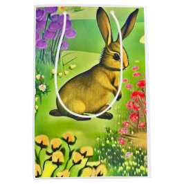 Sacola Para Presentes Média Lebrezinha nas flores