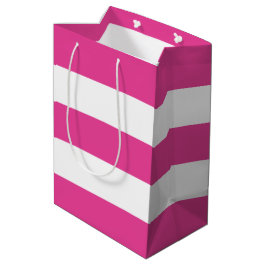 Sacola Para Presentes Média Lindas Brancas Rosa Quentes, Modernas e Bonitas
