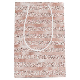 Sacola Para Presentes Média Listras Luminosas Lípticas