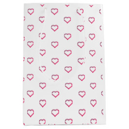 Sacola Para Presentes Média little hearts medium gift bag