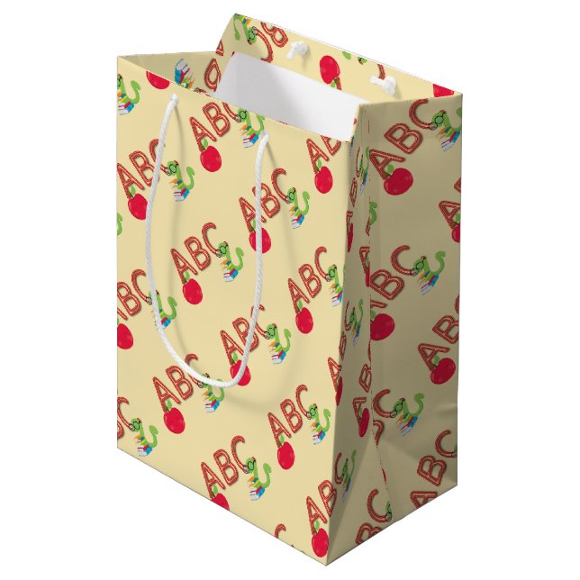 Sacola Para Presentes Média Livrinho ABC (Frente inclinada)