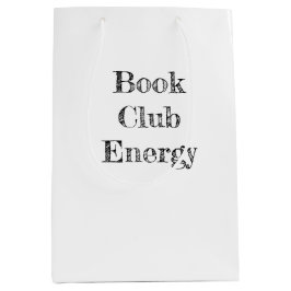 Sacola Para Presentes Média Livro Clube Energy Medium Gift Bag