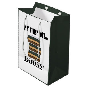 Sacola Para Presentes Média Livros Meus Primeiros Livros de Amor