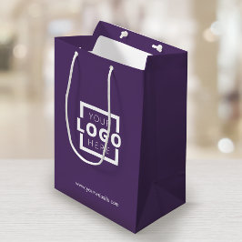 Sacola Para Presentes Média Logotipo da empresa personalizado Promocional come