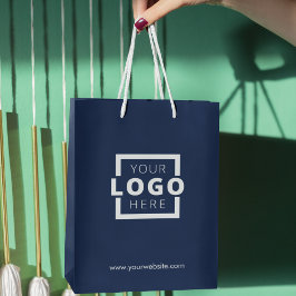 Sacola Para Presentes Média Logotipo da empresa personalizado Promocional come