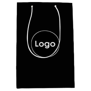 Sacola Para Presentes Média Logotipo Personalizado