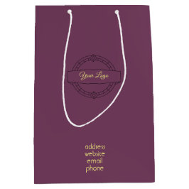 Sacola Para Presentes Média Logotipo Personalizado da Empresa Presente Promoci