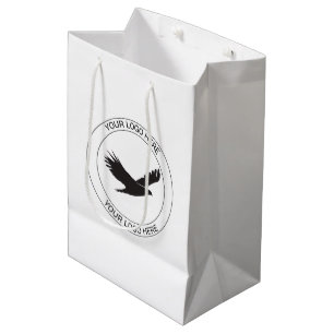 Sacola Para Presentes Média Logotipo Personalizado Negócios & Empresariais Per