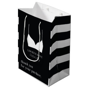 Sacola Para Presentes Média Lojas de lingerie obrigado pela sua compra