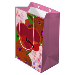 Sacola Para Presentes Média Love Bag