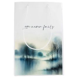 Sacola Para Presentes Média Love never fails