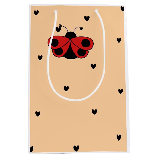 Sacola Para Presentes Média lovlee bug two-tone (Frente)