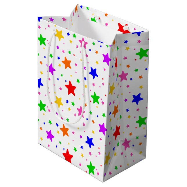 Sacola Para Presentes Média Luminoso (Verso inclinado)