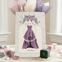Luxe Dusty Mauve Dama de Honra Personalizada