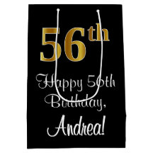 Luxuoso, Elegante, Faux Dourado, 56º aniversário