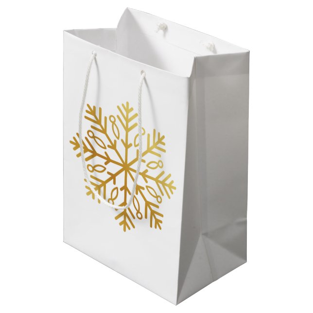 Sacola Para Presentes Média Luxury Gift Bag (Frente inclinada)