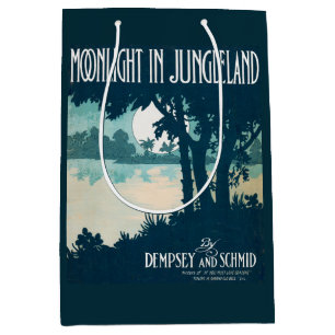 Sacola Para Presentes Média Luz de Lua de 1909 na Jungleland sheet music impre