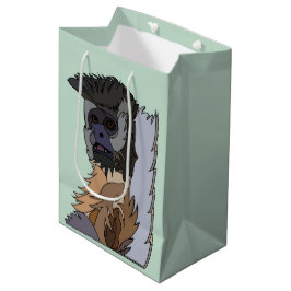 Sacola Para Presentes Média Macaco Capuchin