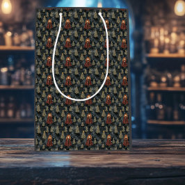 Sacola Para Presentes Média Mágico Papel de Moldagem de Natal na Escola