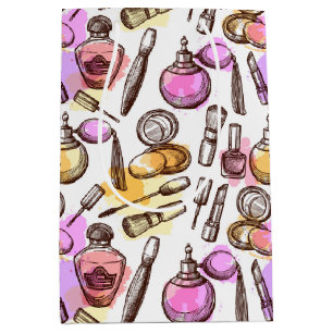 Sacola Para Presentes Média Makeup Perfume Beaut Bag