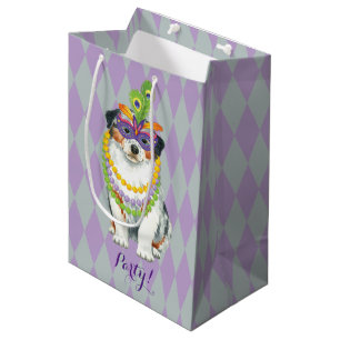 Sacola Para Presentes Média Mardi Gras Aussie