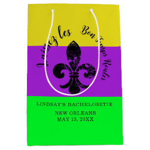 Sacola Para Presentes Média Mardi Gras Bachelorette Gift Bag