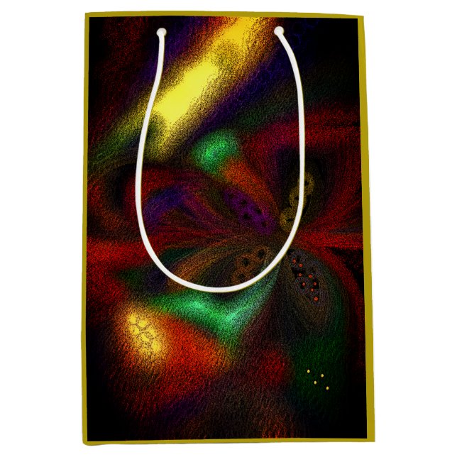 Sacola Para Presentes Média "Mardi Gras" (Média) Saco do Presente (Frente)