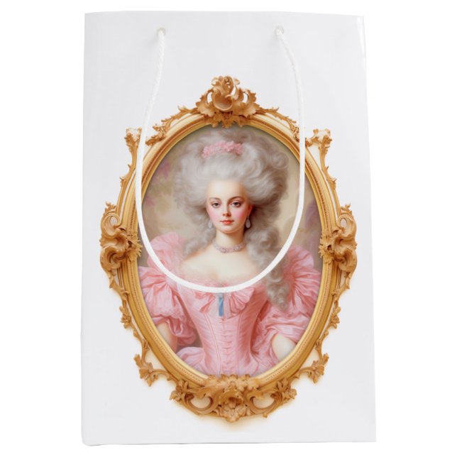 Sacola Para Presentes Média Marie Antoinette Bridal Gift Bag (Frente)