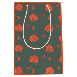 Sacola Para Presentes Média Marigold on Green (Cup of Laughter)